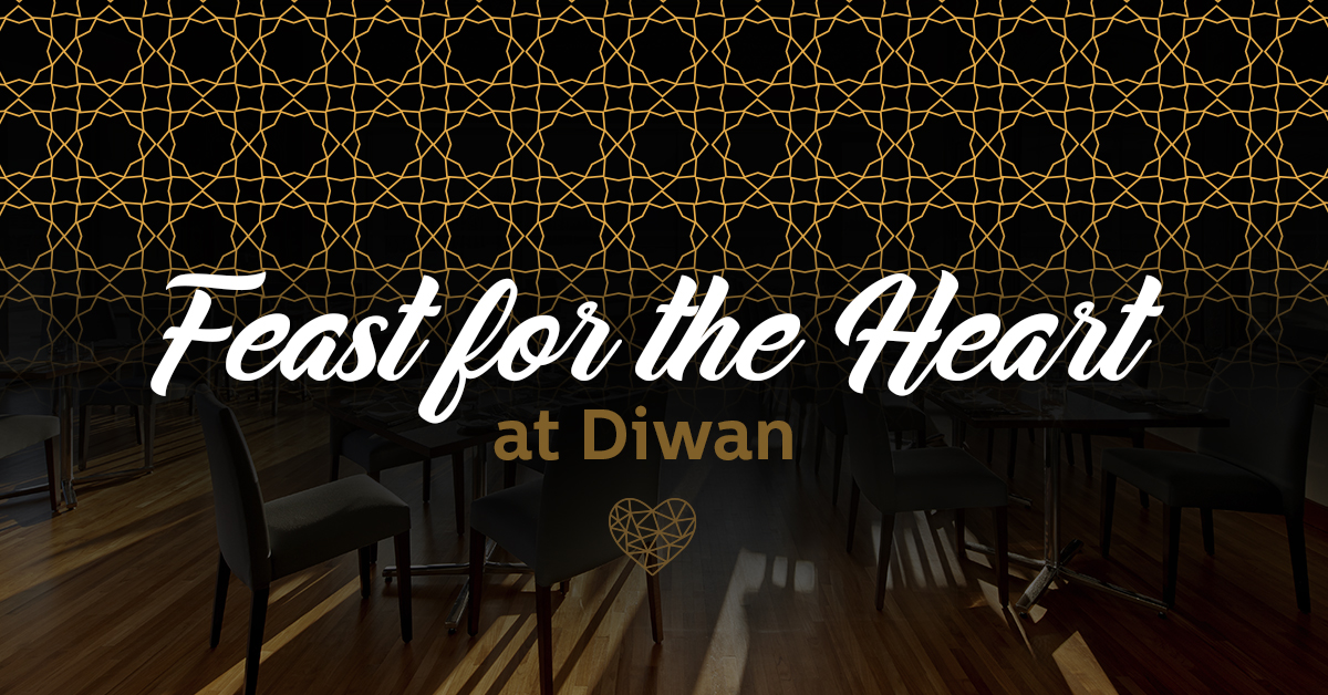 Graphic design for Feast of the Heart dinner at Diwan