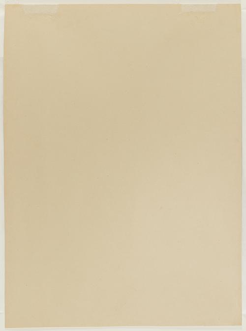 Back of painting, plain beige paper